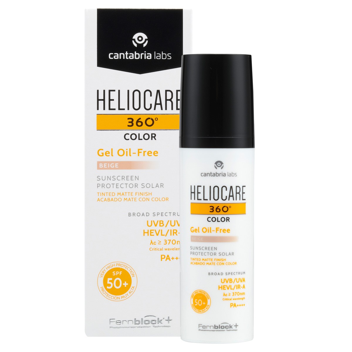 Imagen de Heliocare 360º color gel oil free beige