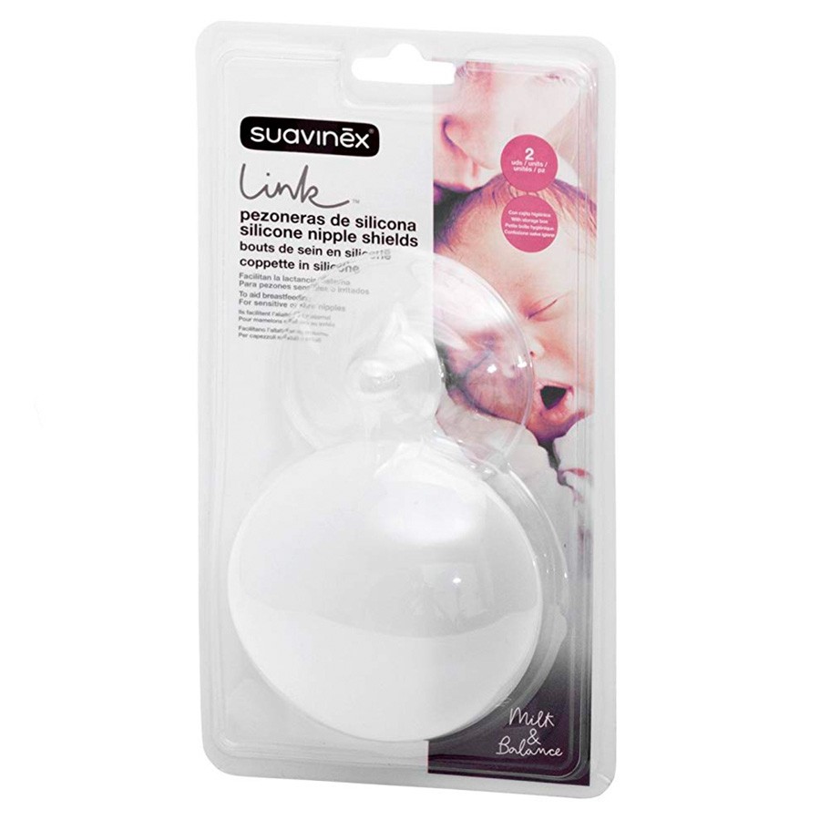 Imagen de Suavinex pezoneras silicona talla-S  2u