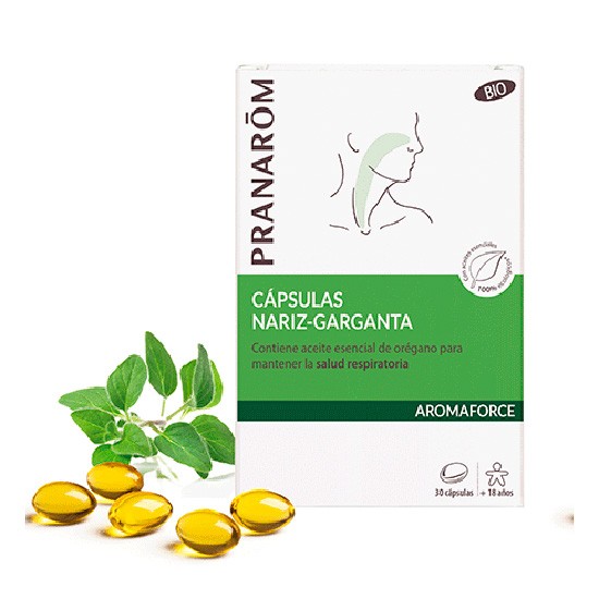 Imagen de Aromaforce nariz garganta 30 capsulas