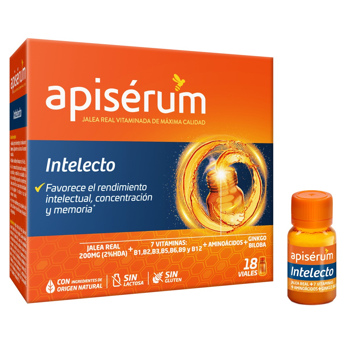 Imagen de Apiserum intelecto nf 18 viales