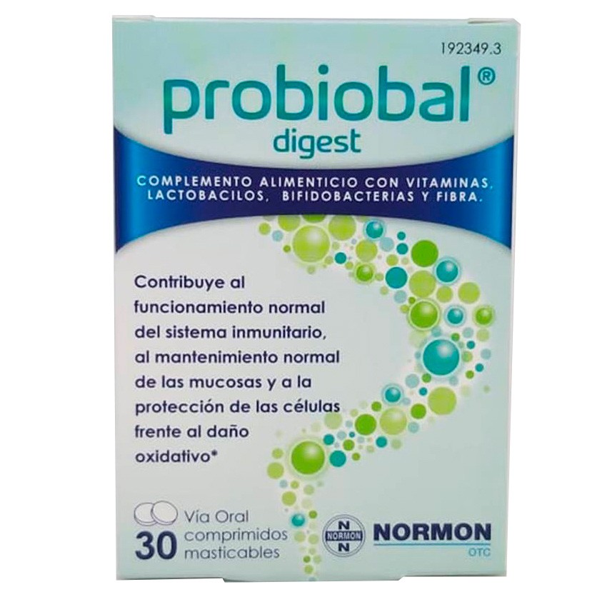 Imagen de Probiobal digest adulto 30 comprimidos