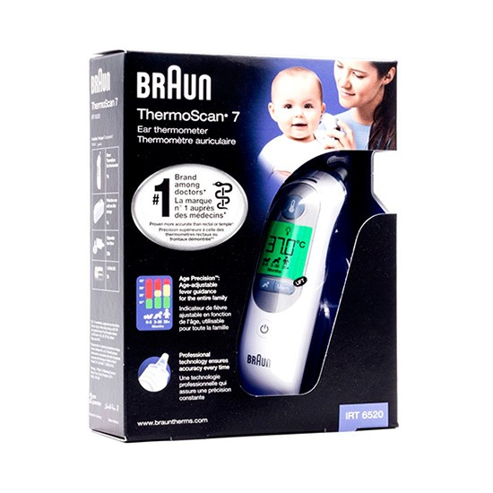 Imagen de Thermoscan termómetro braun oído irt6520