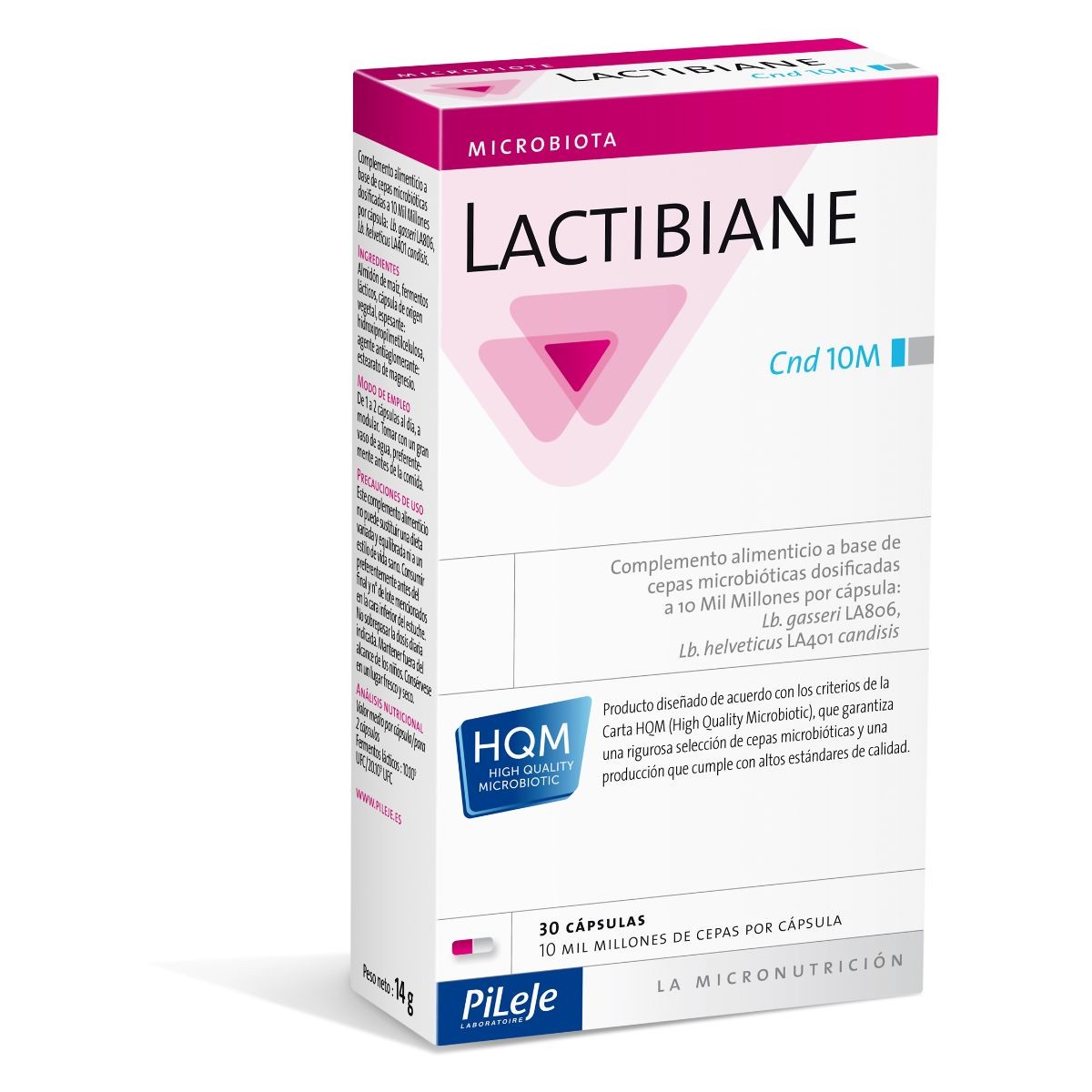 Imagen de Pileje Lactibiane cnd10m 30 cápsulas