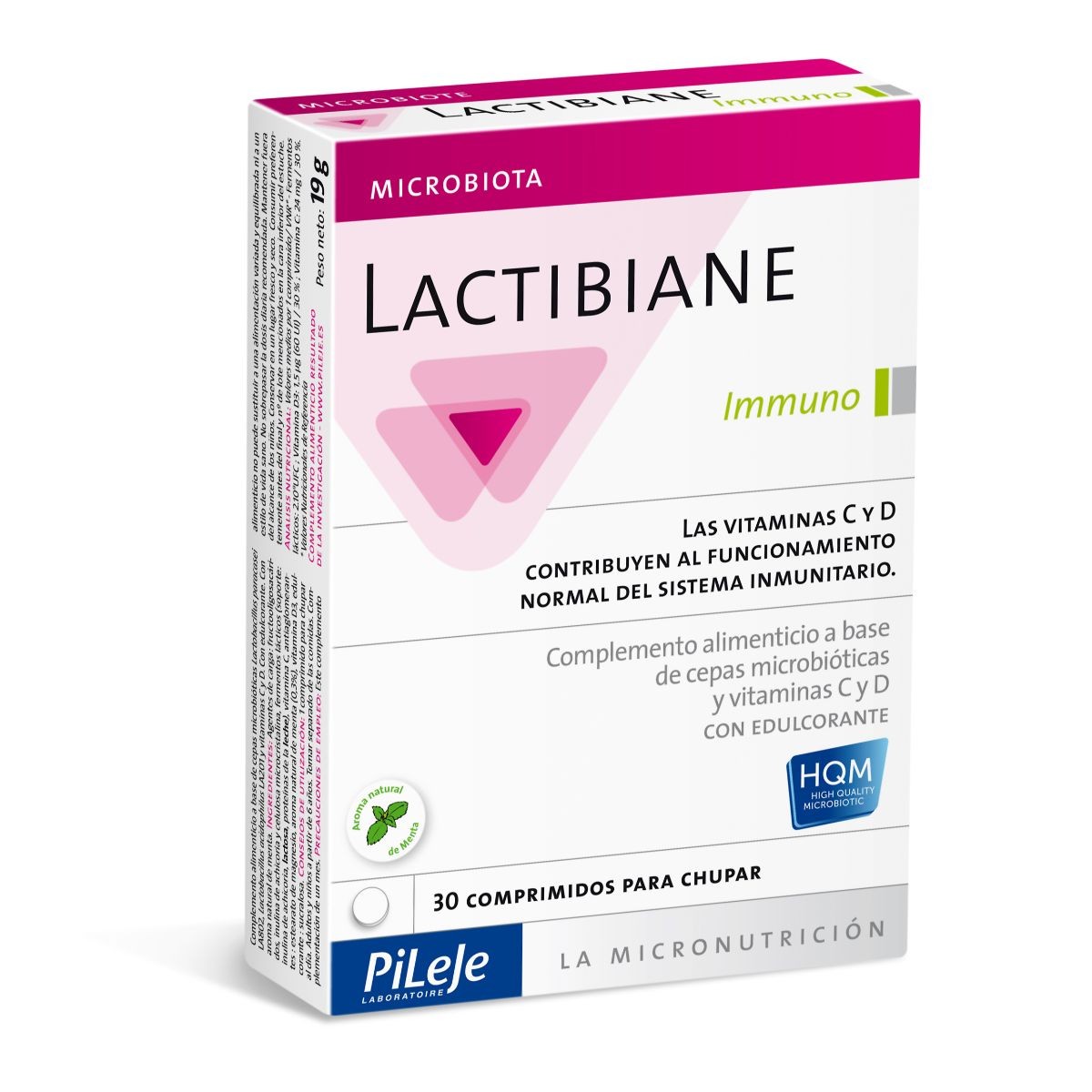 Imagen de Pieleje Lactibiane inmuno 30 comprimidos