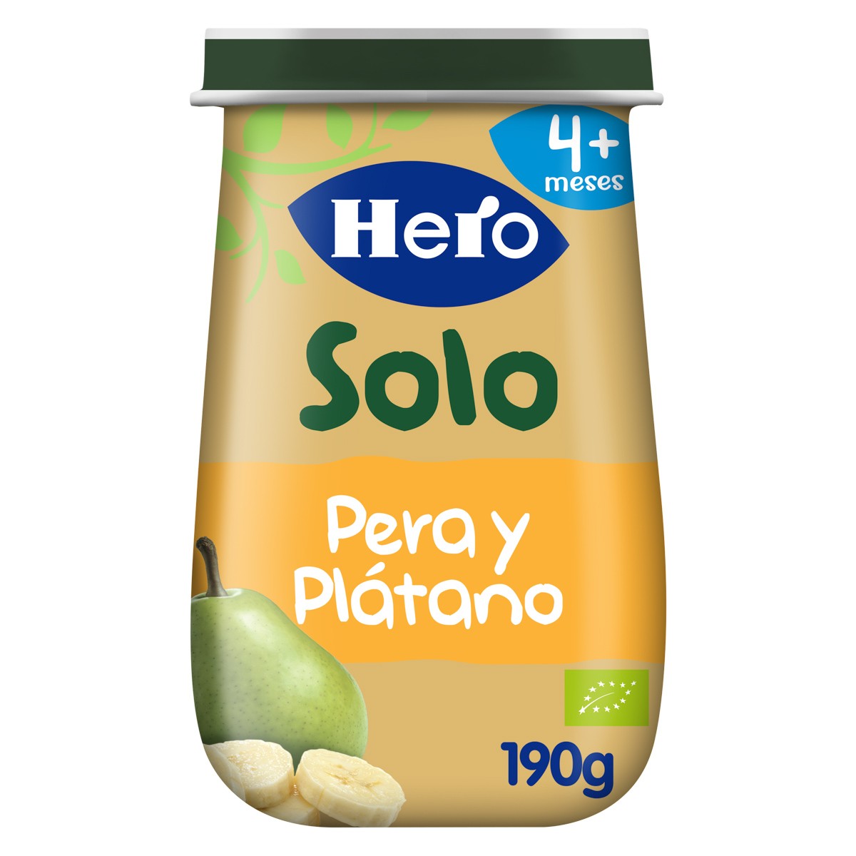 Imagen de Hero Baby plátano/pera 190 g