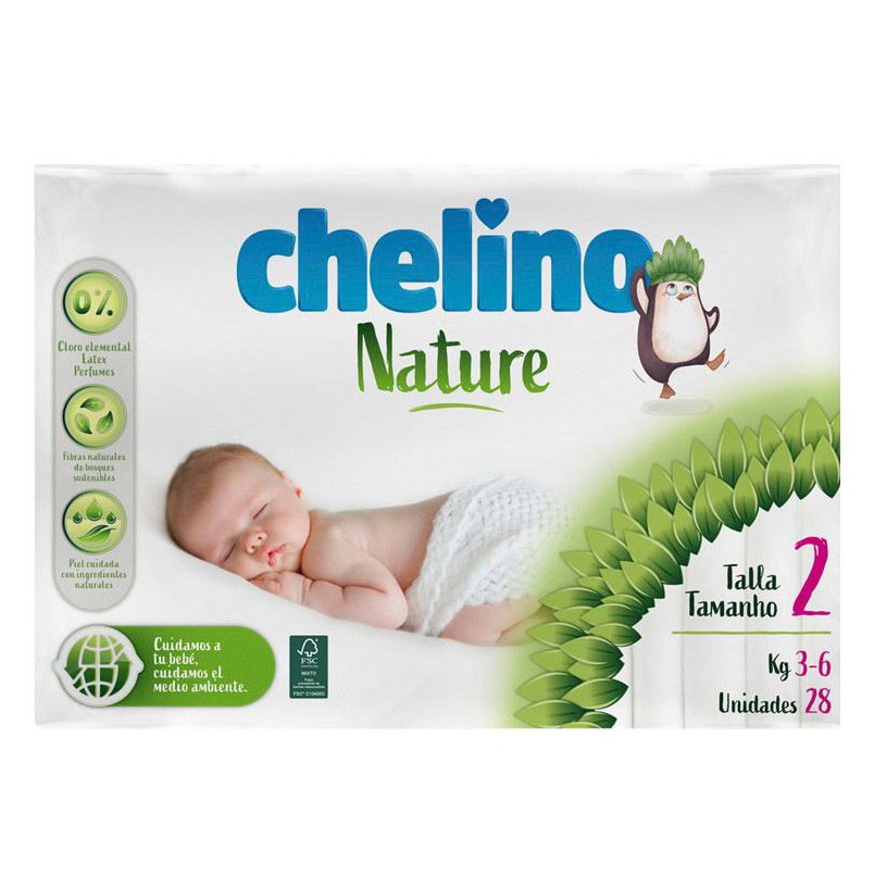 Imagen de Chelino Nature pañal talla 2 28u
