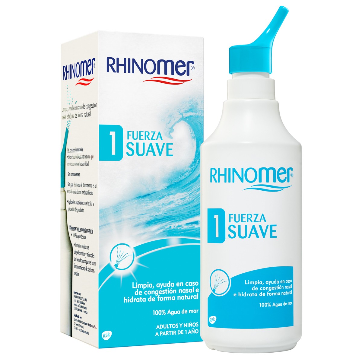 Imagen de Rhinomer fuerza 1 suave 135ml