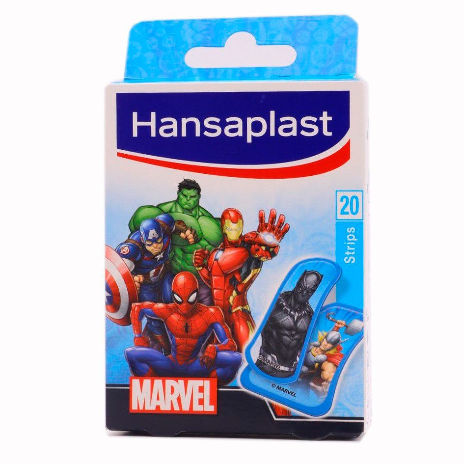 Imagen de Hansaplast marvel 2 tamaños 20 strips