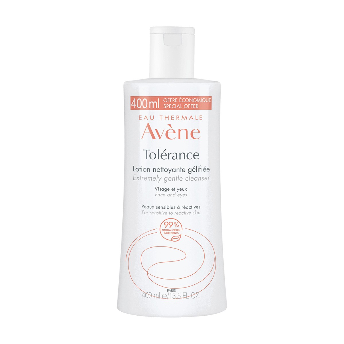 Imagen de Avène loción limpiadora gelificada Tolérance 400 ml