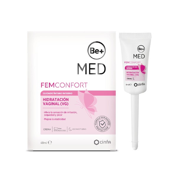 Imagen de Be+Med Femconfort hidratación vaginal 8x6ml