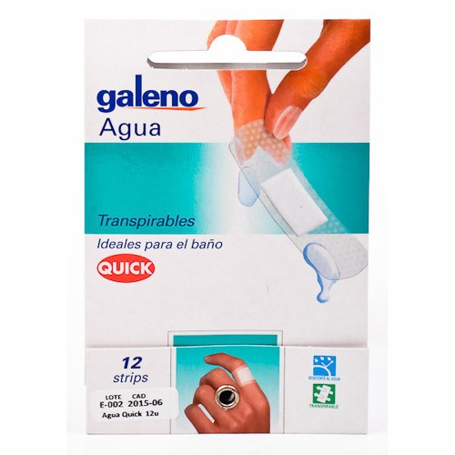 Imagen de TIRAS QUITA-RAPID TRANSP. 12 U.I. GALENO