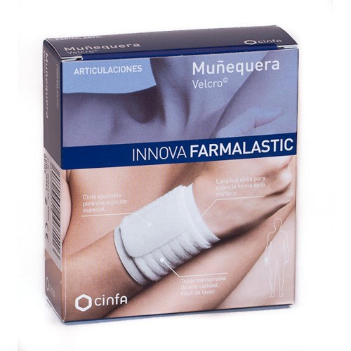 Imagen de Innova muñequera velcro beig talla GDE/EGDE