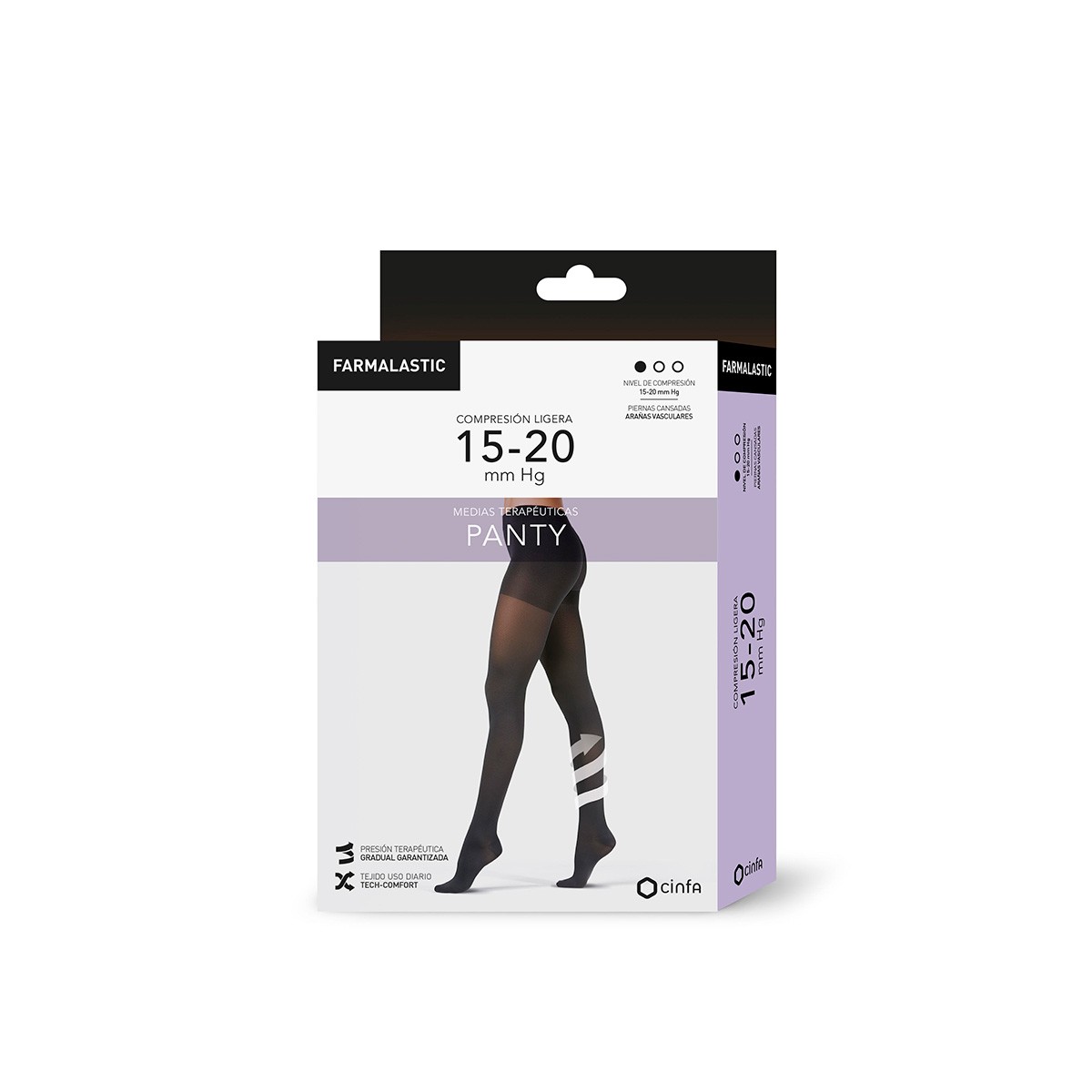 Imagen de Farmalastic Panty Ligero talla L negro