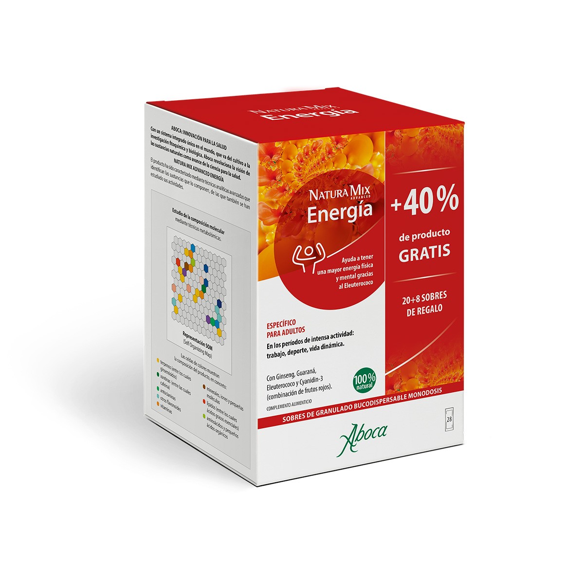 Imagen de Aboca natura mix advanced energia 28 sobres