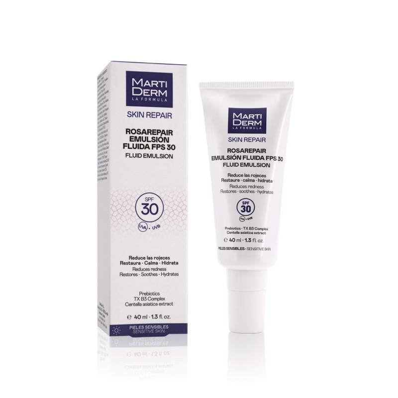 Imagen de Martiderm rosarepair emulsión fluida spf30 40ml