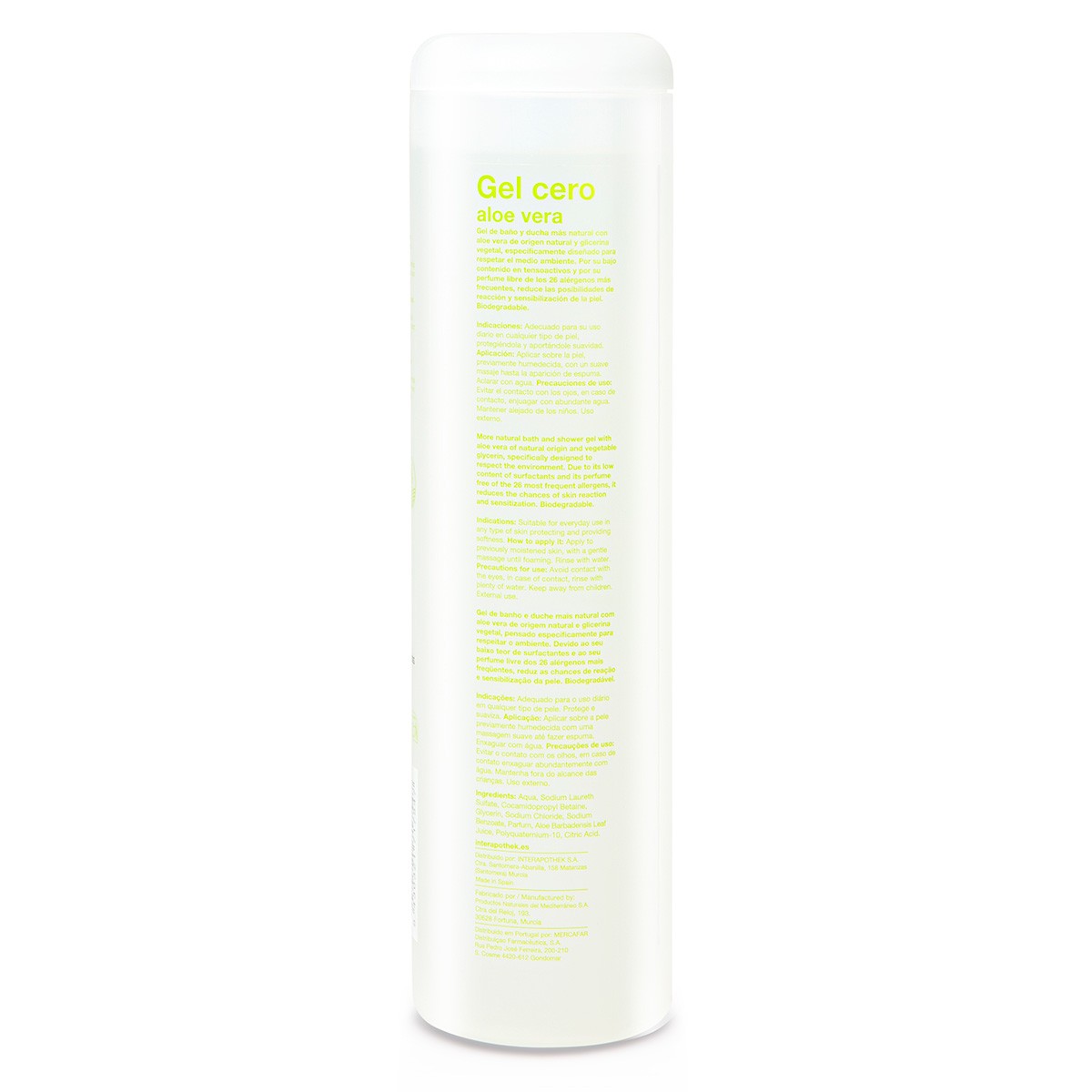 Imagen de Interapothek gel cero aloe 1000ml