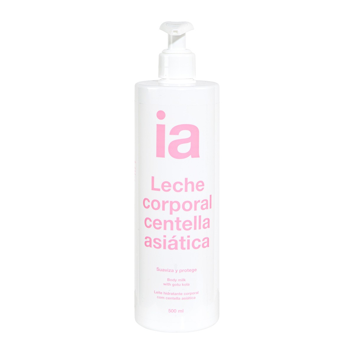 Imagen de Interapothek leche hidratante corporal centella asiática con dosificador 
500ml