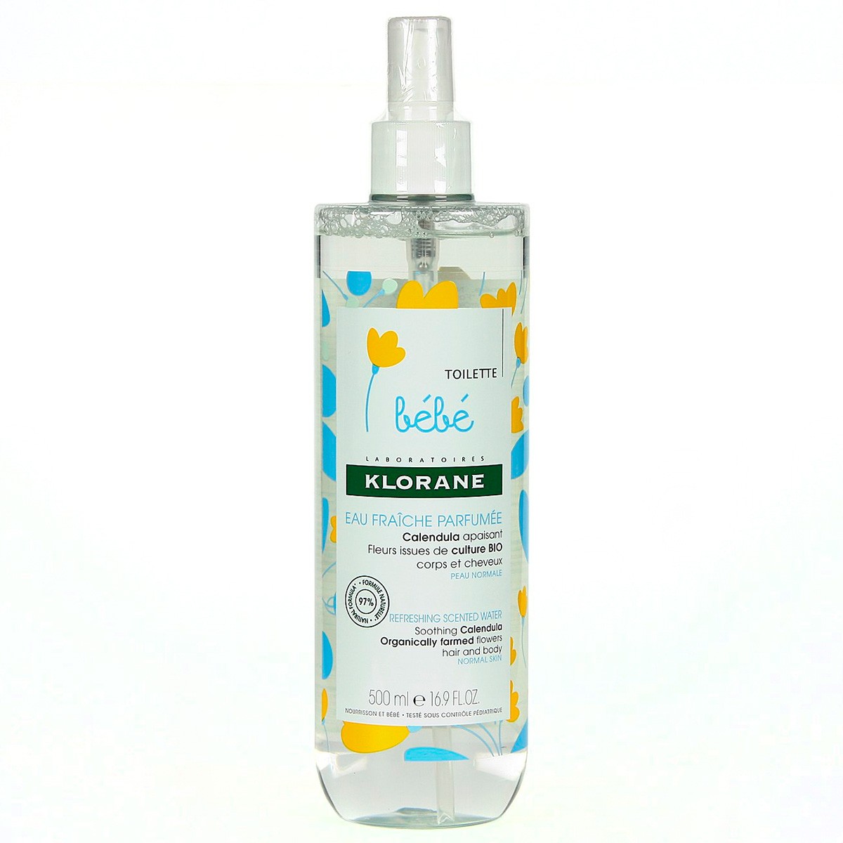 Imagen de Klorane Agua perfumada refrescante a la caléndula bebé 500 ml