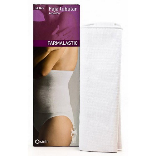 Imagen de Farmalastic faja tubular algodón blanca talla 3