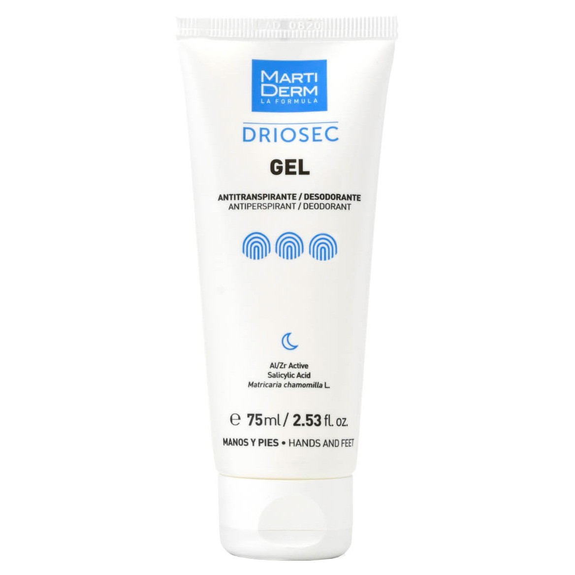 Imagen de MartiDerm Driosec Gel Antitranspirante Manos y Pies 75 ml