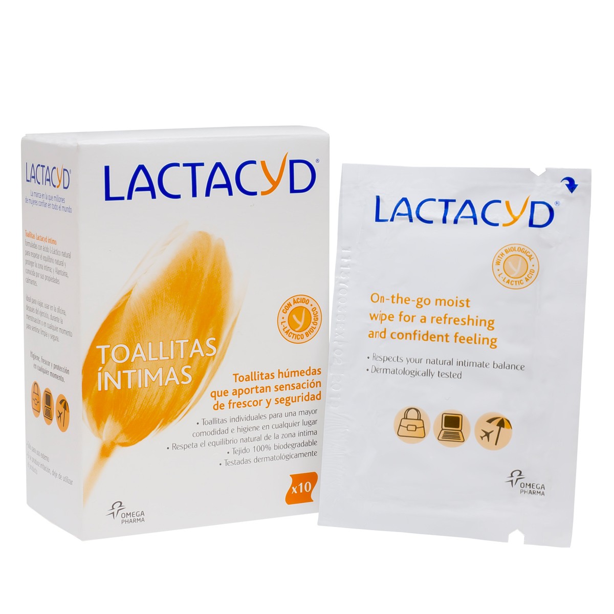 Imagen de Lactacyd intimo toallitas 10uds