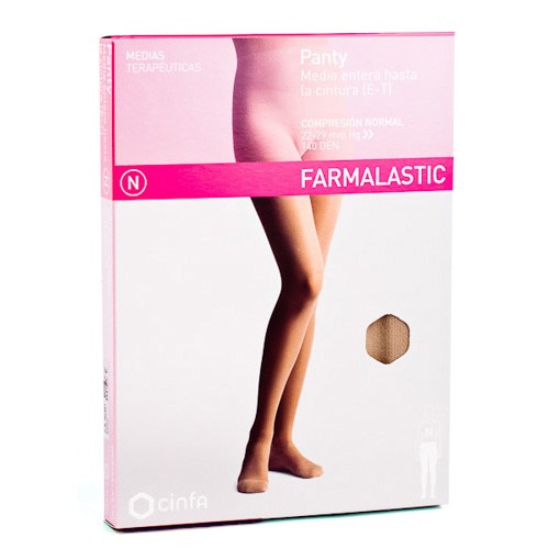 Imagen de Farmalastic Panty Normal talla Reina Plus beige