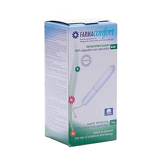 Imagen de Farmaconfort Tampones farmaconfort super algodón 14 u