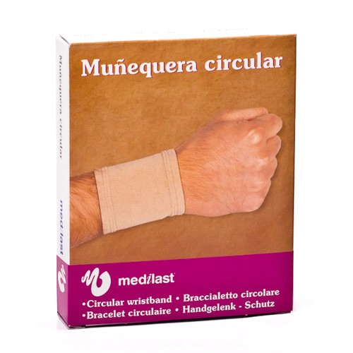 Imagen de Medilast muñequera circular 810 talla grande beig