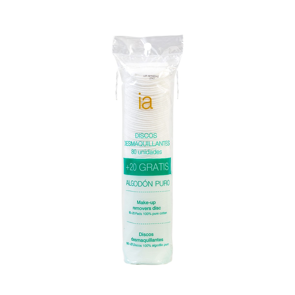 Imagen de Interapothek discos desmaquillantes algodón 80uds