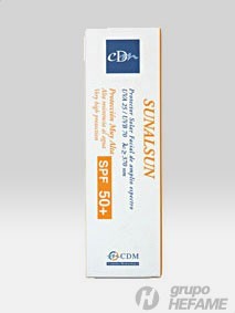Imagen de CDM Sunalsun protección muy alta SPF50+ 100ml