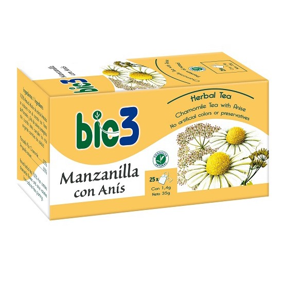 Imagen de Bie3 manzanilla/anis infantil 25bolsitas