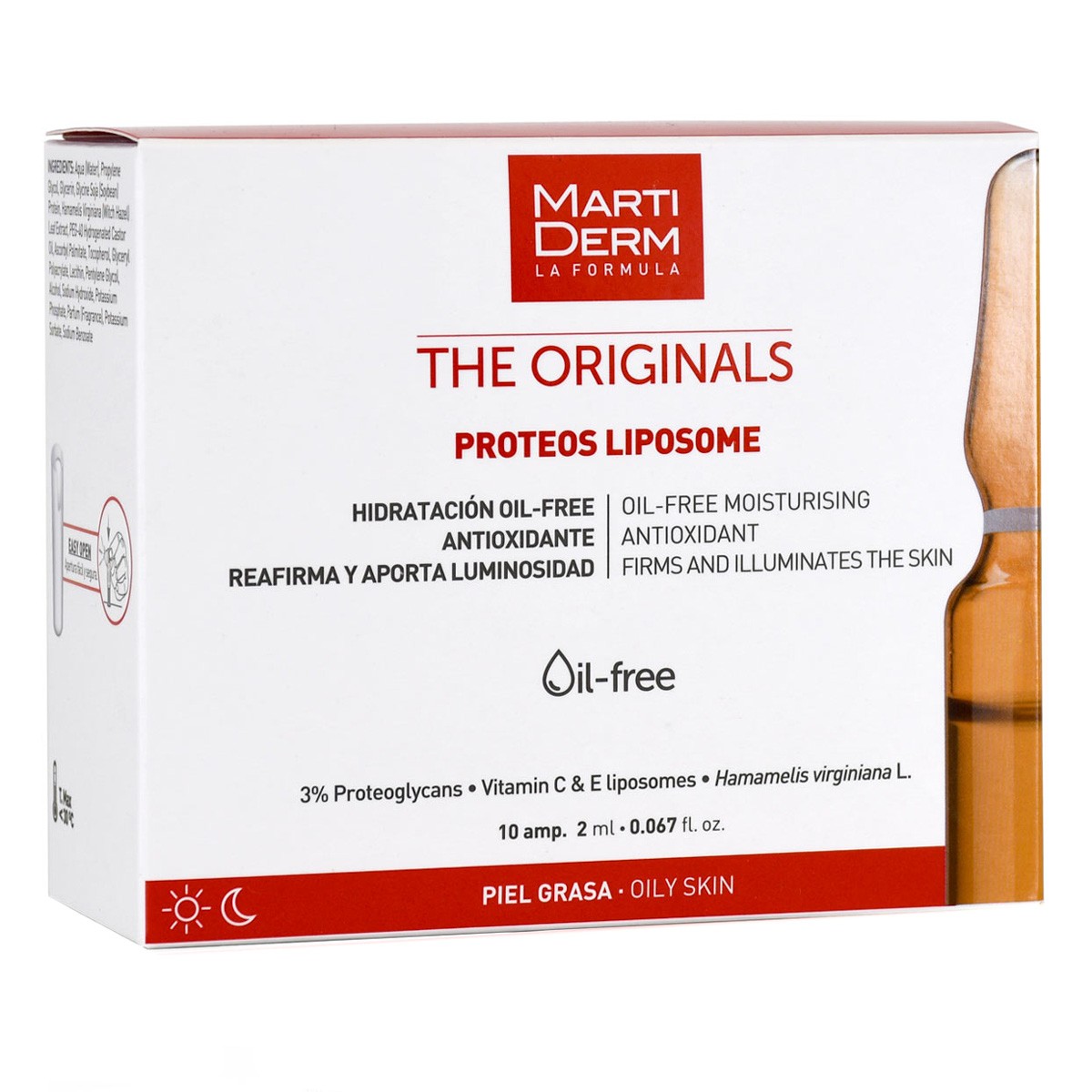 Imagen de MartiDerm The Originals Proteos Liposome 10 ampollas