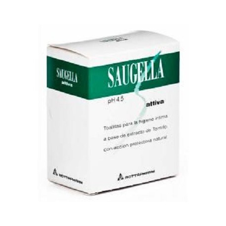 Imagen de SAUGELLA ATTIVA TOALLITAS 10 UDS.