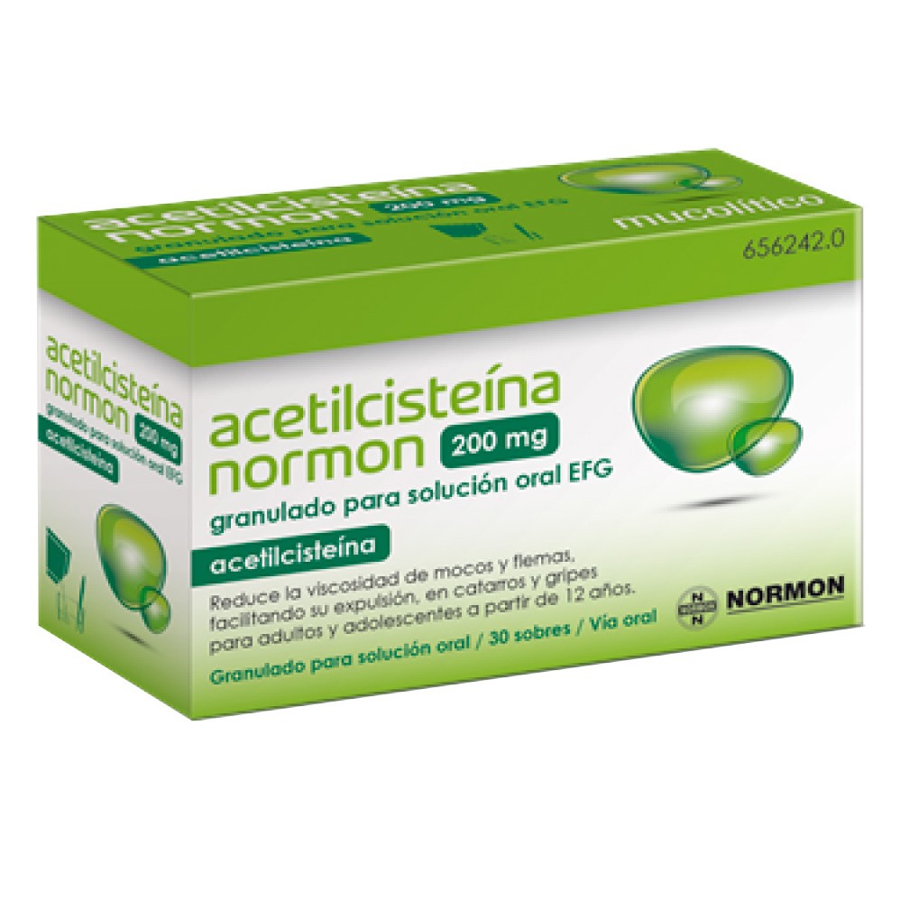 Imagen de Normofludil 200 mg 30 sobres granulado para sol. Oral
