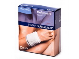 Innova muñequera velcro blanca talla PEQ/MED